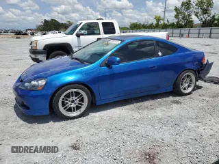 2006 Acura RSX with VIN JH4DC53856S022904, listed as a Copart auction lot 65341015 with 143,603 mi miles and Salvage title. Bid and sale history available at DreamBid. Image 1.