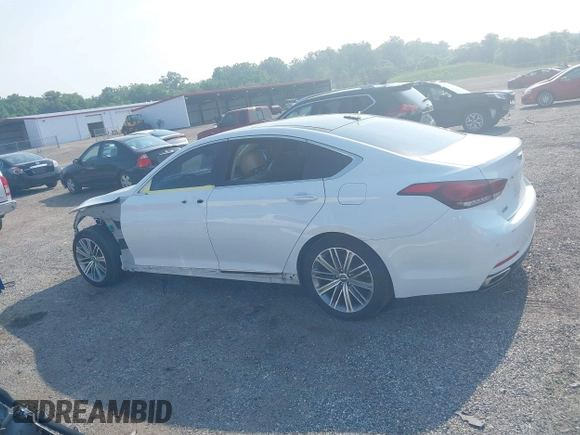 2018 Genesis G80 3.8L with VIN KMHGN4JE5JU234464, listed as a IAAI auction lot 42475378 with 86,243 mi miles and . Bid and sale history available at DreamBid. Image 14.