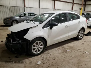 2013 Kia Rio LX with VIN KNADM4A33D6110630, listed as a Copart auction lot 44955395 with 25,769 mi miles and Salvage Title. Bid and sale history available at carsss.com. Image 1.