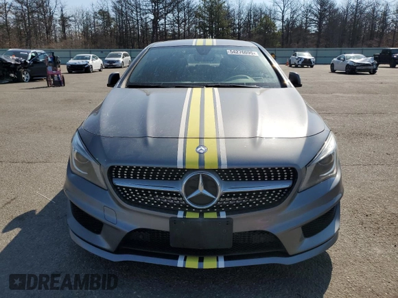 2015 Mercedes-Benz CLA 250 with VIN WDDSJ4EB7FN180683, listed as a Copart auction lot 54276095 with 58,728 mi miles and Salvage Title. Bid and sale history available at DreamBid. Image 5.