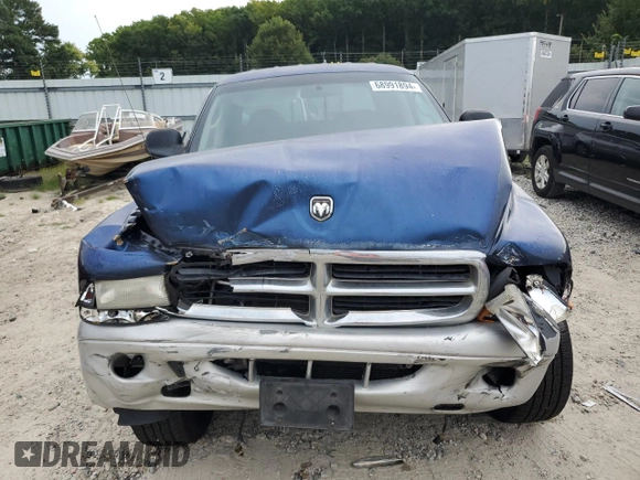 2002 Dodge Dakota SLT with VIN 1B7HG48N42S711374, listed as a Copart auction lot 68991894 with 0 mi miles and Clean Title. Bid and sale history available at carsss.com. Image 5.