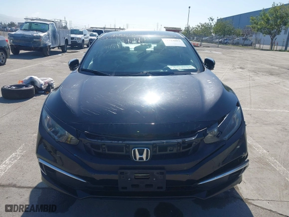 2019 Honda Civic Sedan LX with VIN 2HGFC2F61KH561199, listed as a IAAI auction lot 41754093 with 43,779 mi miles. Bid and sale history available at carsss.com. Image 13.
