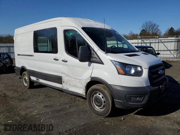 2020 Ford Transit Cargo with VIN 1FTBR1C82LKB77213, listed as a Copart auction lot 51587245 with 189,666 mi miles and Salvage title. Bid and sale history available at DreamBid. Image 4.
