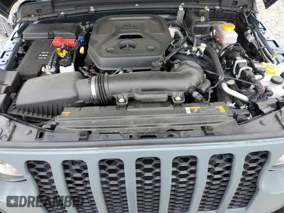 2024 Jeep Wrangler Sport S with VIN 1C4PJXAN5RW123740, listed as a Copart auction lot 62877324 with 5,758 mi miles and Salvage title. Bid and sale history available at DreamBid. Image 11.
