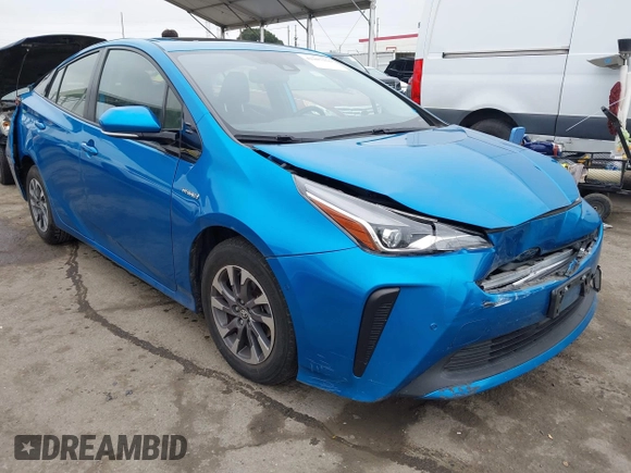 2020 Toyota Prius L Eco z VIN JTDKARFU9L3104395, wystawiony jako IAAI lot #42207156 z przebiegiem 85 572 mil mil oraz . Historia ofert i sprzedaży dostępna na DreamBid. Obrazek 1.