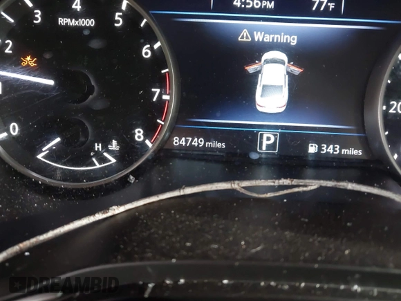 2018 Nissan Maxima SR with VIN 1N4AA6AP1JC397613, listed as a IAAI auction lot 41557340 with 84,749 mi miles. Bid and sale history available at carsss.com. Image 7.
