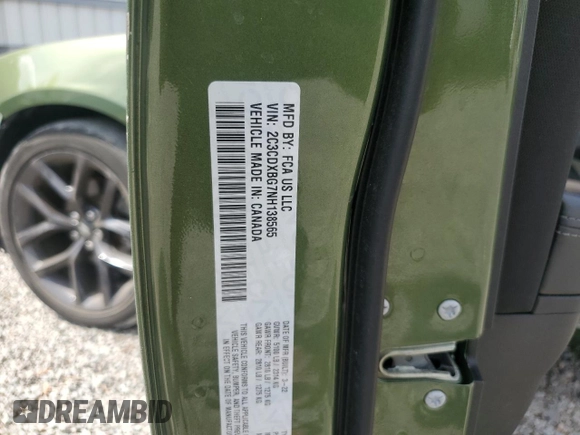 2022 Dodge Charger SXT with VIN 2C3CDXBG7NH138565, listed as a Copart auction lot 52154525 with 53,724 mi miles and Salvage Title. Bid and sale history available at DreamBid. Image 12.