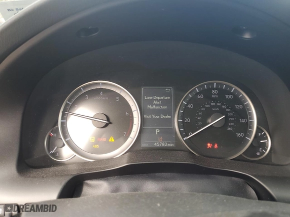 2017 Lexus ES with VIN 58ABK1GG3HU041243, listed as a Copart auction lot 49478625 with 45,782 mi miles and Salvage Title. Bid and sale history available at carsss.com. Image 9.