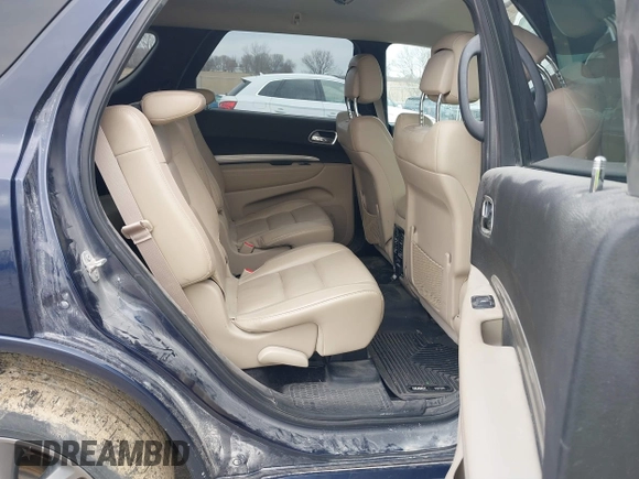 2017 Dodge Durango GT with VIN 1C4RDJDG3HC692032, listed as a IAAI auction lot 41857164 with 139,430 mi miles and . Bid and sale history available at carsss.com. Image 8.