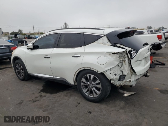 2017 Nissan Murano SV with VIN 5N1AZ2MGXHN178781, listed as a Copart auction lot 42209145 with 82,424 mi miles and Salvage Title. Bid and sale history available at carsss.com. Image 2.