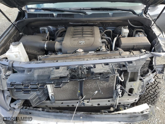 2020 Toyota Tundra 4WD SR5 with VIN 5TFDY5F17LX940590, listed as a Copart auction lot 54163045 with 39,727 mi miles and Salvage Title. Bid and sale history available at carsss.com. Image 11.