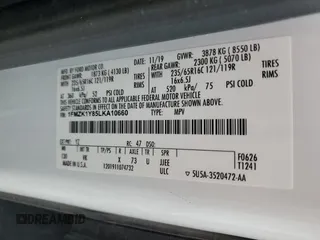 2020 Ford Transit Passenger XL z VIN 1FMZK1Y85LKA10660, wystawiony jako Copart lot #58628794 z przebiegiem 55 948 mil mil oraz Szkoda całkowita • Salvage title. Historia ofert i sprzedaży dostępna na DreamBid. Obrazek 13.