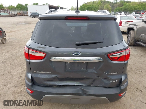 2021 Ford EcoSport Titanium z VIN MAJ6S3KL5MC452064, wystawiony jako IAAI lot #42049689 z przebiegiem 66 056 mil mil oraz . Historia ofert i sprzedaży dostępna na DreamBid. Obrazek 16.