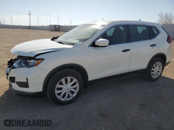 2020 Nissan Rogue S with VIN 5N1AT2MV1LC809874, listed as a Copart auction lot 50916145 with 56,453 mi miles and Salvage Title. Bid and sale history available at carsss.com. Image 1.