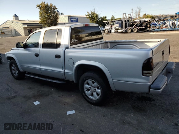 2004 Dodge Dakota Sport with VIN 1D7HL38N44S573883, listed as a Copart auction lot 74955984 with 165,510 mi miles and Salvage Title. Bid and sale history available at carsss.com. Image 2.