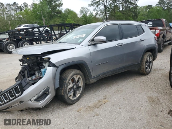 2019 Jeep Compass Limited z VIN 3C4NJCCB9KT664241, wystawiony jako Copart lot #50925025 z przebiegiem 132 986 mil mil oraz Szkoda całkowita • Salvage title. Historia ofert i sprzedaży dostępna na DreamBid. Obrazek 1.