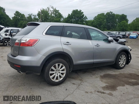 2010 Mazda CX-9 Touring with VIN JM3TB3MV9A0228652, listed as a Copart auction lot 61540585 with Not provided miles and Salvage title. Bid and sale history available at DreamBid. Image 3.