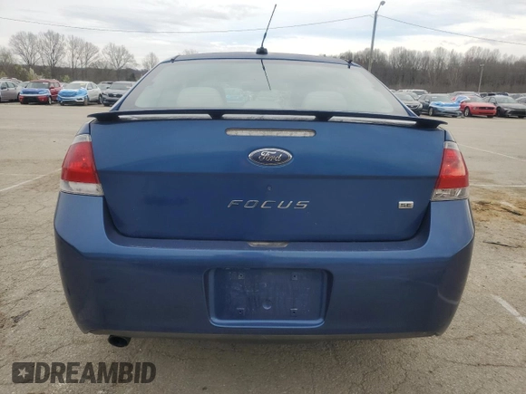 2009 Ford Focus SE with VIN 1FAHP32N99W152335, listed as a Copart auction lot 50386985 with 193,332 mi miles and Salvage Title. Bid and sale history available at carsss.com. Image 6.