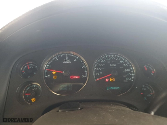 2007 Chevrolet Suburban LTZ with VIN 3GNFC16Y47G267093, listed as a Copart auction lot 77914934 with 188,405 mi miles and Salvage Title. Bid and sale history available at carsss.com. Image 9.