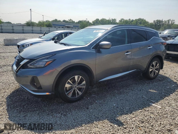 2023 Nissan Murano SV z VIN 5N1AZ2BJ9PC139673, wystawiony jako Copart lot #58766235 z przebiegiem 32 740 mil mil oraz Szkoda całkowita • Salvage title. Historia ofert i sprzedaży dostępna na DreamBid. Obrazek 1.