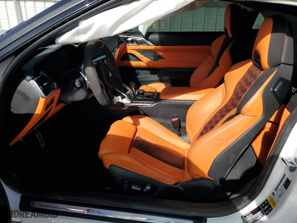 2022 BMW M4 Competition xDrive with VIN WBS43AZ0XNCK22593, listed as a Copart auction lot 48216625 with 19,447 mi miles and Salvage Title. Bid and sale history available at carsss.com. Image 7.