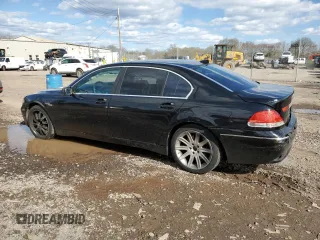2003 BMW 7 Series 745Li with VIN WBAGN63403DR13725, listed as a Copart auction lot 52175805 with Not Provided miles and Salvage Title. Bid and sale history available at carsss.com. Image 2.