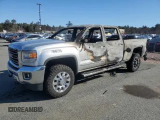 2015 GMC Sierra 2500HD SLT with VIN 1GT12ZEG1FF124518, listed as a Copart auction lot 48487725 with Not provided miles and Clean title. Bid and sale history available at DreamBid. Image 1.