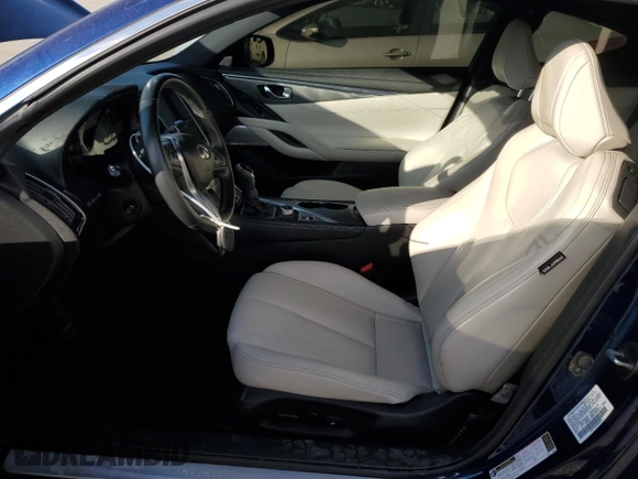 2017 Infiniti Q60 Premium with VIN JN1EV7EL8HM552436, listed as a Copart auction lot 49728925 with 48,104 mi miles and Salvage title. Bid and sale history available at DreamBid. Image 7.
