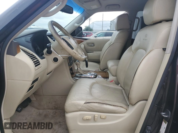 2013 Infiniti QX56 8-passenger with VIN JN8AZ2ND2D9730192, listed as a Copart auction lot 81617714 with 196,975 mi miles and Clean Title. Bid and sale history available at carsss.com. Image 7.