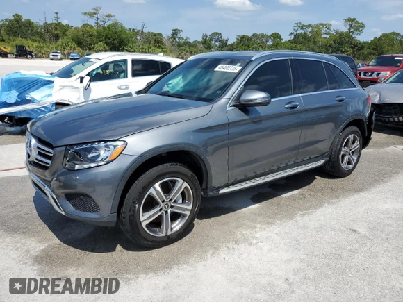 2019 Mercedes-Benz GLC 300 with VIN WDC0G4JB6KF667801, listed as a Copart auction lot 48460235 with 70,222 mi miles and Non repairable. Bid and sale history available at DreamBid. Image 1.