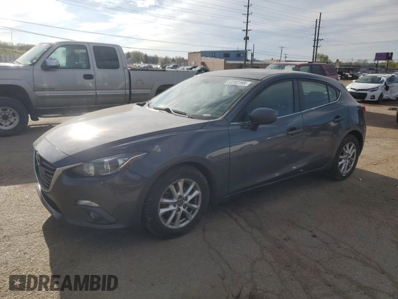 2015 Mazda 3 i Touring with VIN 3MZBM1L74FM166021, listed as a Copart auction lot 53282395 with 127,528 mi miles and Salvage Title. Bid and sale history available at DreamBid. Image 1.