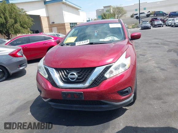 2016 Nissan Murano SL z VIN 5N1AZ2MH9GN169500, wystawiony jako IAAI lot #42013007 z przebiegiem 80 902 mil mil oraz . Historia ofert i sprzedaży dostępna na DreamBid. Obrazek 13.