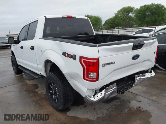2015 Ford F-150 XLT with VIN 1FTEW1EP7FKE61564, listed as a IAAI auction lot 41889545 with 152,057 mi miles. Bid and sale history available at carsss.com. Image 3.
