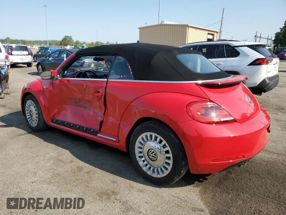 2015 Volkswagen Beetle 1.8T with VIN 3VW517AT0FM803740, listed as a Copart auction lot 59227115 with Not provided miles and Salvage title. Bid and sale history available at DreamBid. Image 2.