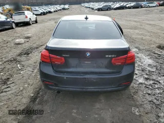 2016 BMW 3 Series 320i xDrive with VIN WBA8E5G53GNU21353, listed as a Copart auction lot 46501085 with 0 mi miles and Salvage Title. Bid and sale history available at carsss.com. Image 6.