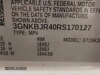 2024 Chevrolet Blazer LT with VIN 3GNKBJR40RS170127, listed as a IAAI auction lot 41443575 with 13,200 mi miles and . Bid and sale history available at DreamBid. Image 9.