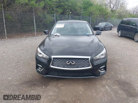 2022 Infiniti Q50 Luxe with VIN JN1EV7BRXNM342313, listed as a IAAI auction lot 42028864 with 28,093 mi miles and . Bid and sale history available at DreamBid. Image 13.