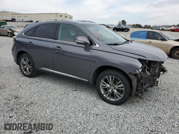 2013 Lexus RX 350 with VIN 2T2ZK1BA3DC121738, listed as a Copart auction lot 43730285 with 165,522 mi miles and Salvage Title. Bid and sale history available at DreamBid. Image 4.