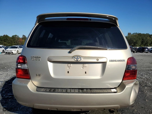 2006 Toyota Highlander with VIN JTEGP21A160111979, listed as a Copart auction lot 80541814 with 120,503 mi miles and Salvage Title. Bid and sale history available at carsss.com. Image 6.