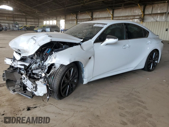 2024 Lexus IS 300 with VIN JTHBA1D23R5132336, listed as a Copart auction lot 89137755 with 7,435 mi miles and Salvage title. Bid and sale history available at DreamBid. Image 1.