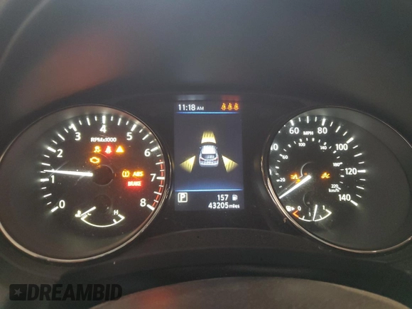 2020 Nissan Rogue Sport SL with VIN JN1BJ1CW8LW644295, listed as a Copart auction lot 84946554 with 43,205 mi miles and Salvage Title. Bid and sale history available at carsss.com. Image 9.