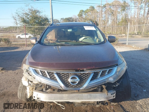 2012 Nissan Murano S with VIN JN8AZ1MU0CW117208, listed as a IAAI auction lot 41488470 with Not Provided miles and . Bid and sale history available at DreamBid. Image 11.