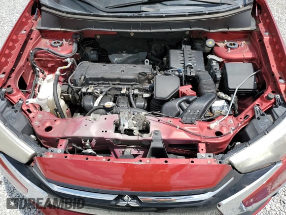 2018 Mitsubishi Outlander SE with VIN JA4AP3AW7JU014244, listed as a Copart auction lot 55018415 with 126,859 mi miles and Clean title. Bid and sale history available at DreamBid. Image 12.