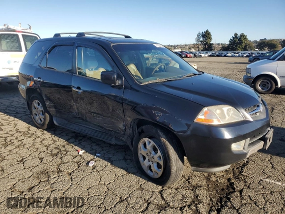 2002 Acura MDX Touring Pkg with VIN 2HNYD186X2H542219, listed as a Copart auction lot 44222445 with 268,930 mi miles and Salvage Title. Bid and sale history available at carsss.com. Image 4.
