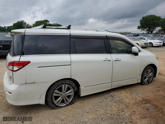 2015 Nissan Quest S with VIN JN8AE2KP8F9121606, listed as a Copart auction lot 54638664 with 104,186 mi miles. Bid and sale history available at carsss.com. Image 3.