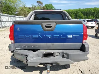 2004 Chevrolet Avalanche LS with VIN 3GNGK22G64G126970, listed as a Copart auction lot 53913325 with 203,065 mi miles and Salvage title. Bid and sale history available at DreamBid. Image 6.