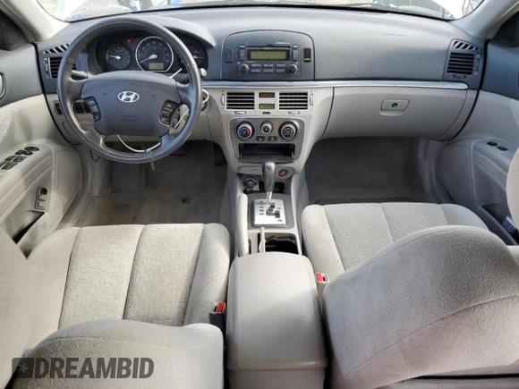 2006 Hyundai Sonata GLS with VIN 5NPEU46F26H065327, listed as a Copart auction lot 53082745 with 142,513 mi miles and Salvage Title. Bid and sale history available at DreamBid. Image 8.