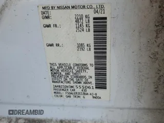 2021 Nissan LEAF SL Plus с VIN 1N4BZ1DV3MC555061, выставлен на аукционе Copart как лот 55882525 с пробегом 55 812 миль миль и Списание • Salvage title. История ставок и продаж доступна на DreamBid. Изображение 12.