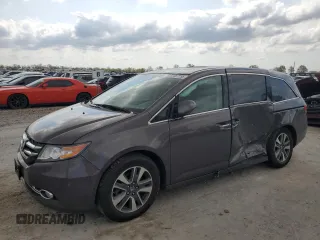 2016 Honda Odyssey Touring Elite с VIN 5FNRL5H99GB090100, выставлен на аукционе Copart как лот 52367795 с пробегом 60 615 миль миль и Списание • Salvage title. История ставок и продаж доступна на DreamBid. Изображение 1.