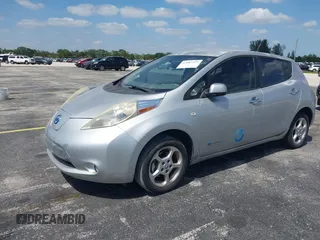 2011 Nissan LEAF SL-e with VIN JN1AZ0CP5BT006027, listed as a IAAI auction lot 42087275 with 91,258 mi miles and . Bid and sale history available at DreamBid. Image 2.